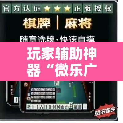 玩家辅助神器“微乐广东麻将开挂神器下载软件”开挂辅助脚本+详细开挂安装教程