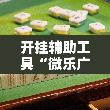开挂辅助工具“微乐广东麻将有挂吗”其实确实有挂