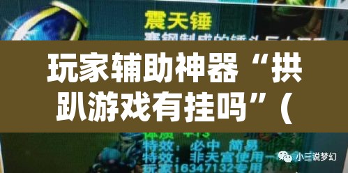 玩家辅助神器“拱趴游戏有挂吗”(透视挂)辅助透视教程