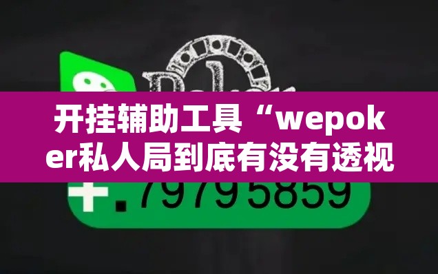 开挂辅助工具“wepoker私人局到底有没有透视挂”其实确实有挂