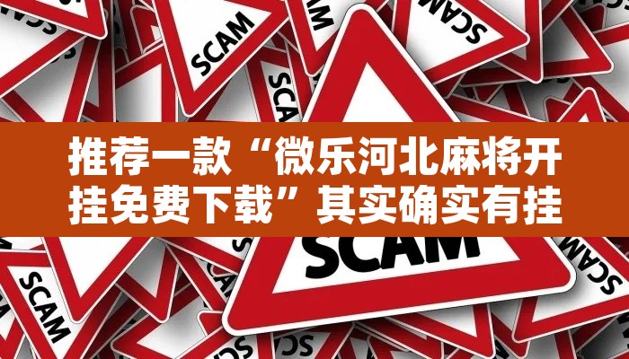推荐一款“微乐河北麻将开挂免费下载”其实确实有挂