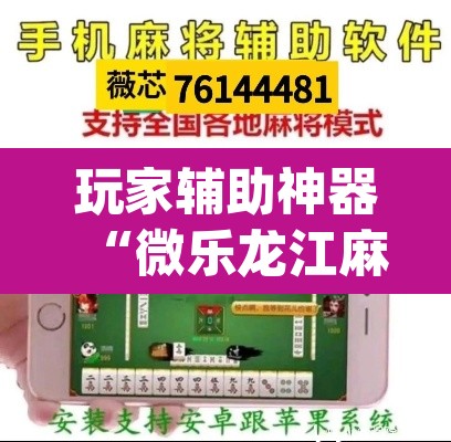 玩家辅助神器“微乐龙江麻将能下挂吗”(透视)其实确实有挂