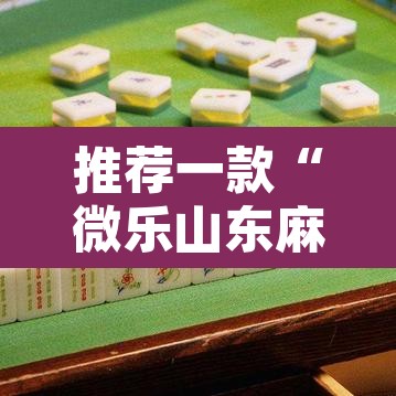 推荐一款“微乐山东麻将开挂神器	”其实确实有挂