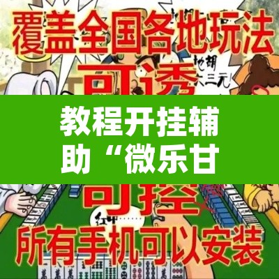 教程开挂辅助“微乐甘肃麻将万能开挂器”其实确实有挂
