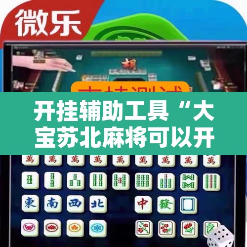 开挂辅助工具“大宝苏北麻将可以开挂”其实确实有挂