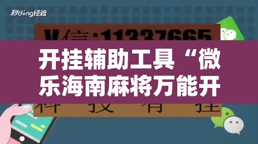 开挂辅助工具“微乐海南麻将万能开挂器免费”其实确实有挂
