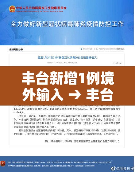 丰台新增1例境外输入 → 丰台出现一例新型肺炎