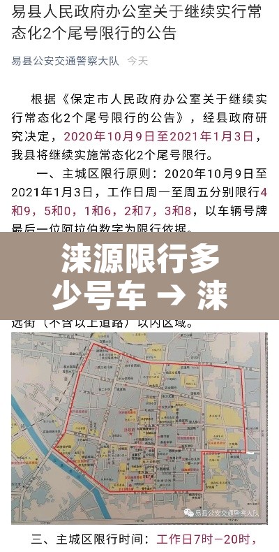 涞源限行多少号车 → 涞源限号2020最新限号 涞源限行多少号车 → 涞源限号2020最新限号