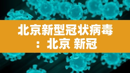 北京新型冠状病毒:北京 新冠 北京新型冠状病毒:北京 新冠