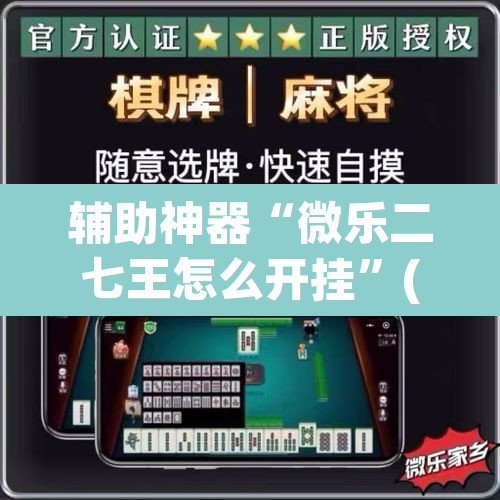 辅助神器“微乐二七王怎么开挂”(透视)其实确实有挂