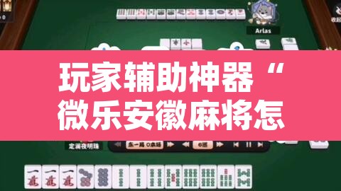 玩家辅助神器“微乐安徽麻将怎么提高胜率”开挂辅助脚本+详细开挂安装教程