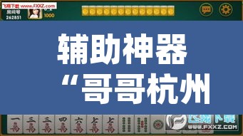 辅助神器“哥哥杭州麻将究竟有挂吗”(透视)其实确实有挂
