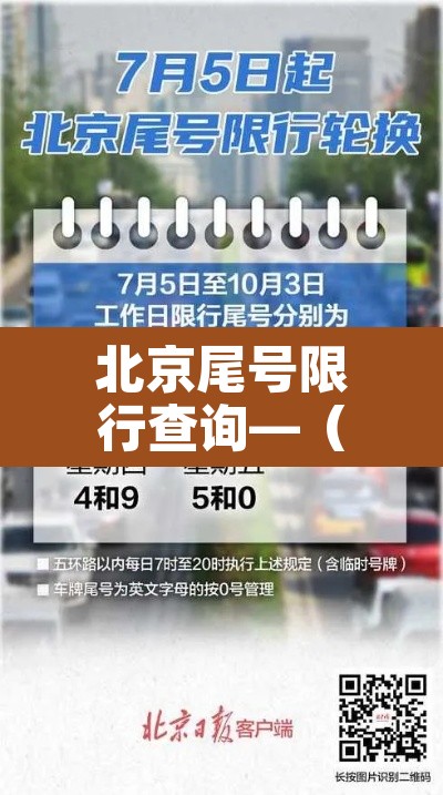 北京尾号限行查询—(北京尾号限行查询今天) 北京尾号限行查询—(北京尾号限行查询今天)
