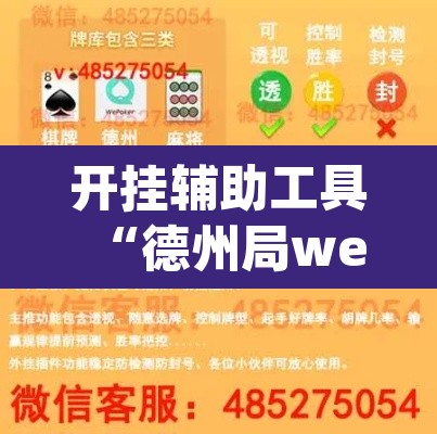 开挂辅助工具“德州局wepoker作弊开挂	”开挂辅助脚本+详细开挂安装教程