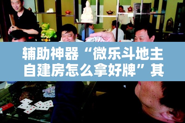 辅助神器“微乐斗地主自建房怎么拿好牌	”其实确实有挂
