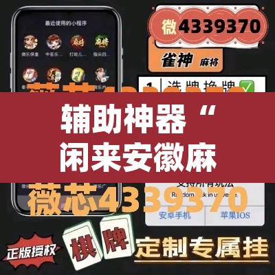 辅助神器“闲来安徽麻将真的可以开挂吗”(透视)其实确实有挂