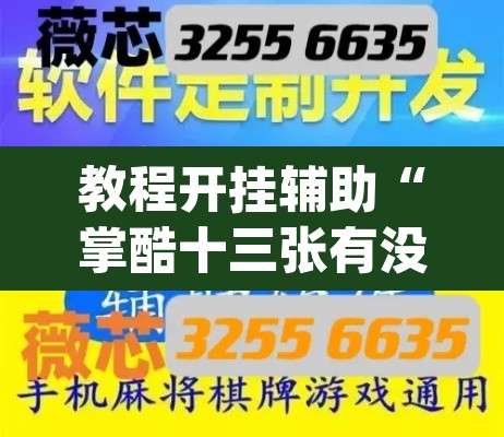 教程开挂辅助“掌酷十三张有没有挂”(透视挂)辅助透视教程