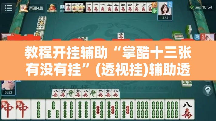 教程开挂辅助“掌酷十三张有没有挂”(透视挂)辅助透视教程