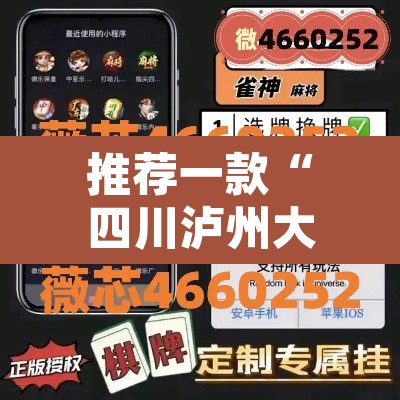 推荐一款“四川泸州大贰四海茶馆透视挂”附辅助神器开挂脚本详细步骤