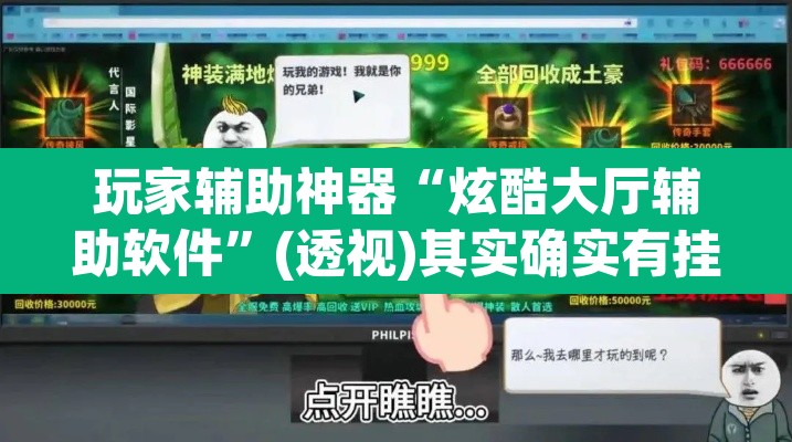 玩家辅助神器“炫酷大厅辅助软件	”(透视)其实确实有挂