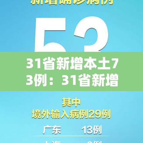 31省新增本土73例:31省新增本土61例p 31省新增本土73例:31省新增本土61例p