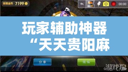 玩家辅助神器“天天贵阳麻将可以开挂吗”其实确实有挂