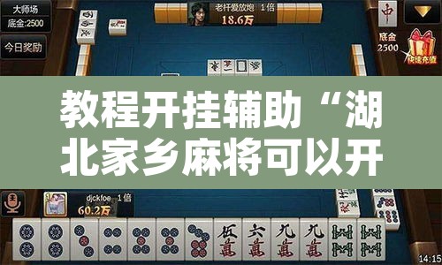 教程开挂辅助“湖北家乡麻将可以开挂吗”其实确实有挂