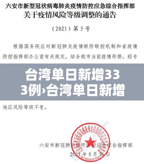 台湾单日新增333例›台湾单日新增206例本土确诊病例 台湾单日新增333例›台湾单日新增206例本土确诊病例