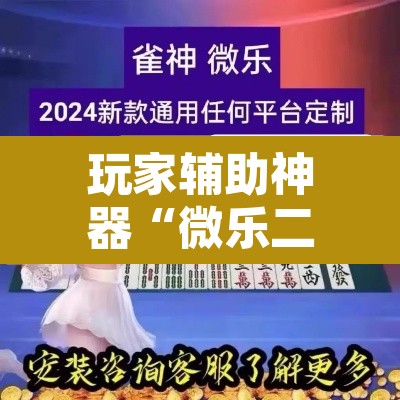 玩家辅助神器“微乐二七王开挂神器下载安装”其实确实有挂