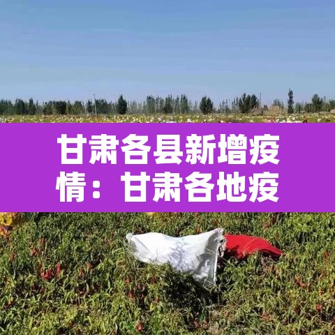 甘肃各县新增疫情:甘肃各地疫情最新数据 甘肃各县新增疫情:甘肃各地疫情最新数据