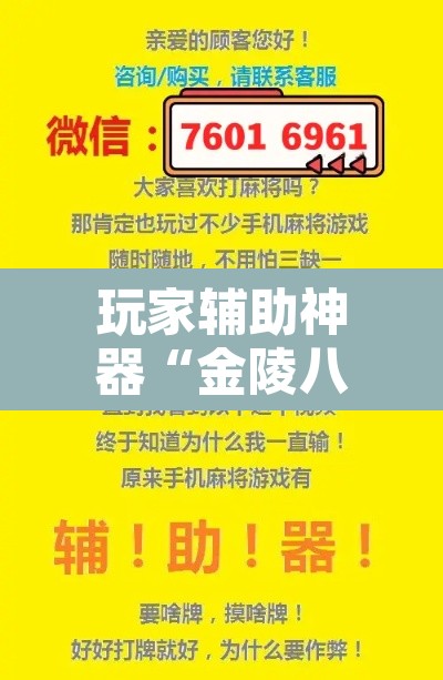 玩家辅助神器“金陵八居有挂吗”附辅助神器开挂脚本详细步骤