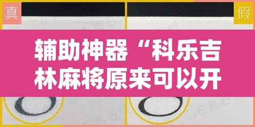 辅助神器“科乐吉林麻将原来可以开挂	”(透视)其实确实有挂