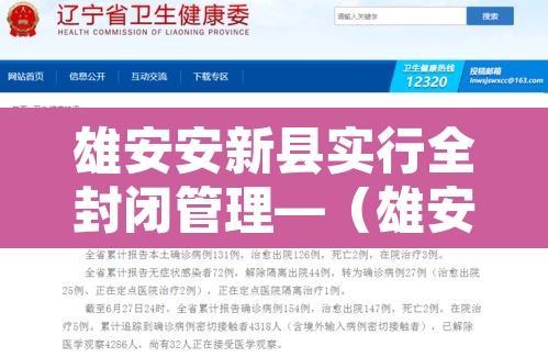 雄安安新县实行全封闭管理—（雄安安新县城规划图）