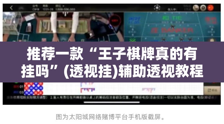 推荐一款“王子棋牌真的有挂吗	”(透视挂)辅助透视教程