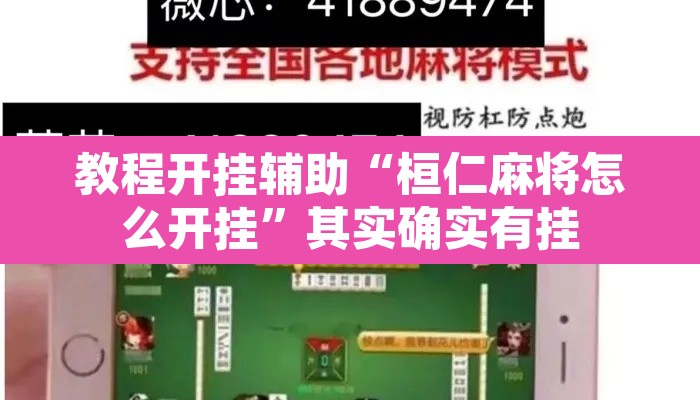 教程开挂辅助“桓仁麻将怎么开挂”其实确实有挂