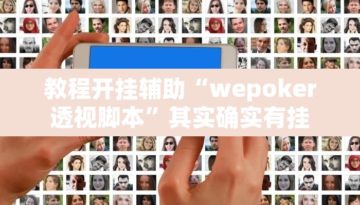 教程开挂辅助“wepoker透视脚本”其实确实有挂