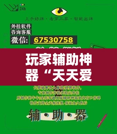 玩家辅助神器“天天爱海南麻将神器”开挂辅助脚本+详细开挂安装教程