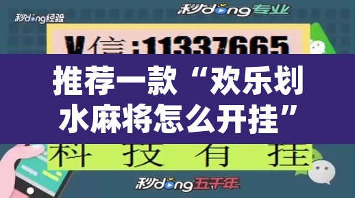 推荐一款“欢乐划水麻将怎么开挂	”(透视挂)辅助透视教程