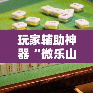玩家辅助神器“微乐山东麻将开挂神器	”其实确实有挂