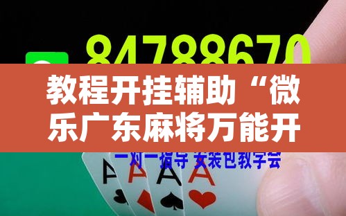 教程开挂辅助“微乐广东麻将万能开挂器”其实确实有挂