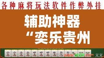辅助神器“奕乐贵州麻将怎么开挂”其实确实有挂