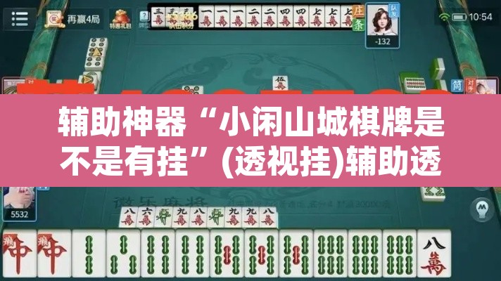 辅助神器“小闲山城棋牌是不是有挂	”(透视挂)辅助透视教程