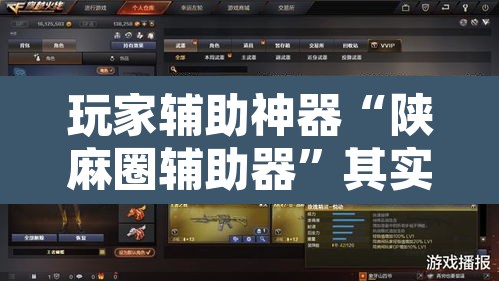 玩家辅助神器“陕麻圈辅助器”其实确实有挂