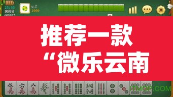 推荐一款“微乐云南麻将怎样免费开挂”附辅助神器开挂脚本详细步骤