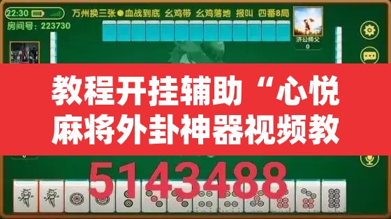 教程开挂辅助“心悦麻将外卦神器视频教程	”(透视)其实确实有挂