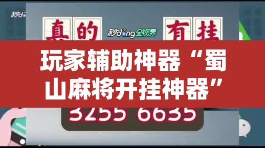 玩家辅助神器“蜀山麻将开挂神器”(透视挂)辅助透视教程