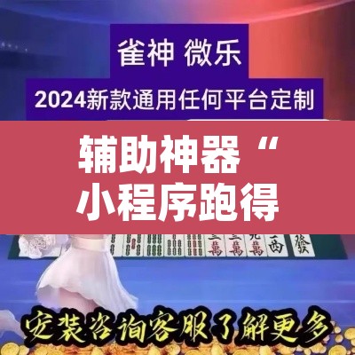 辅助神器“小程序跑得快是不是有透视辅助挂”开挂辅助脚本+详细开挂安装教程