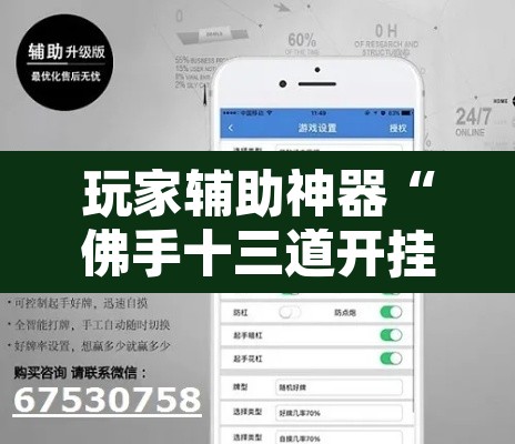 玩家辅助神器“佛手十三道开挂透视	”开挂辅助脚本+详细开挂安装教程