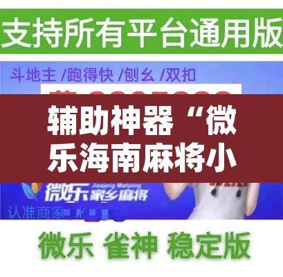 辅助神器“微乐海南麻将小程序必赢神器	”开挂辅助脚本+详细开挂安装教程