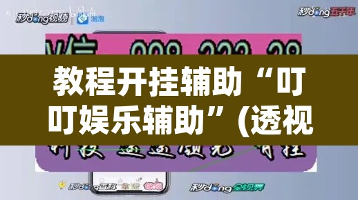 教程开挂辅助“叮叮娱乐辅助”(透视挂)辅助透视教程